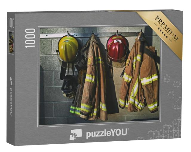 Puzzel 1000 stukjes „Brandweeruitrusting“