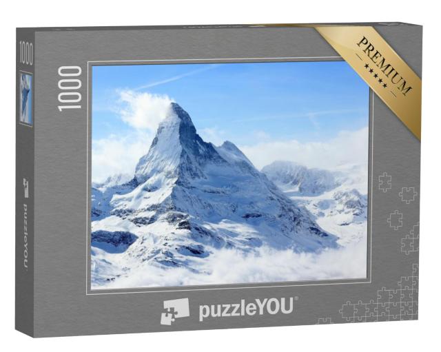 Puzzel 1000 stukjes „Winterse Matterhorn in de mist“