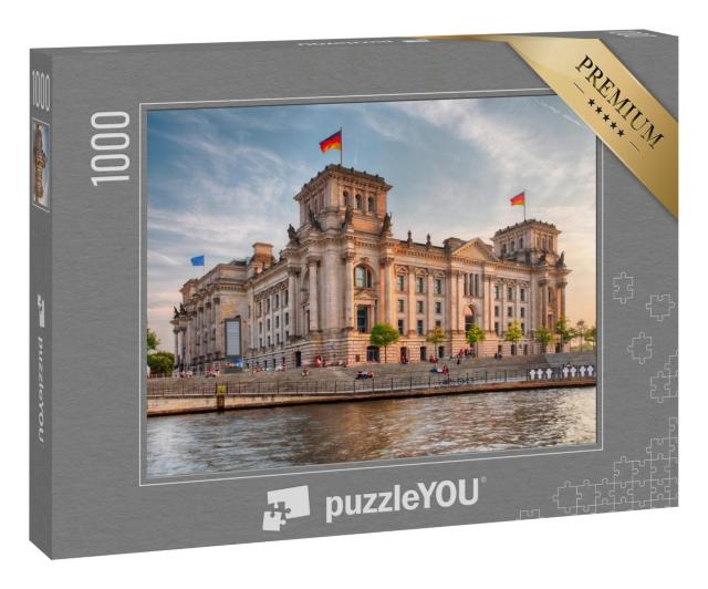 Puzzle „Das Reichstagsgebäude in Berlin als Deutsches Parlament“