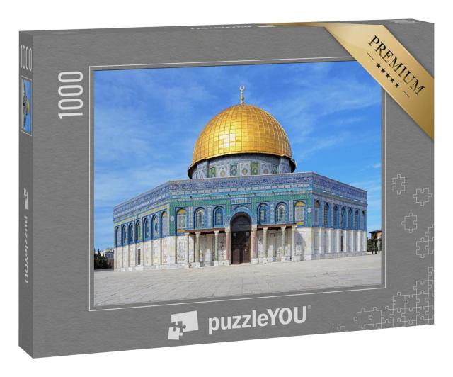 Puzzle 1000 Teile „Architektonische Meisterleistung: Felsendom in Jerusalem“