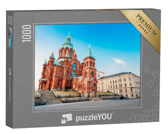 Puzzel 1000 stukjes „Prachtige Uspenski-kathedraal, Helsinki“