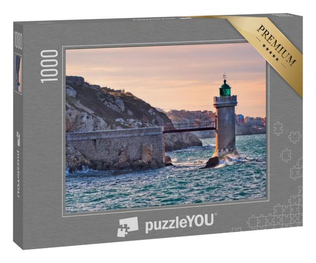 Puzzle 1000 Teile „Leuchtturm von Marseille, Frankreich“