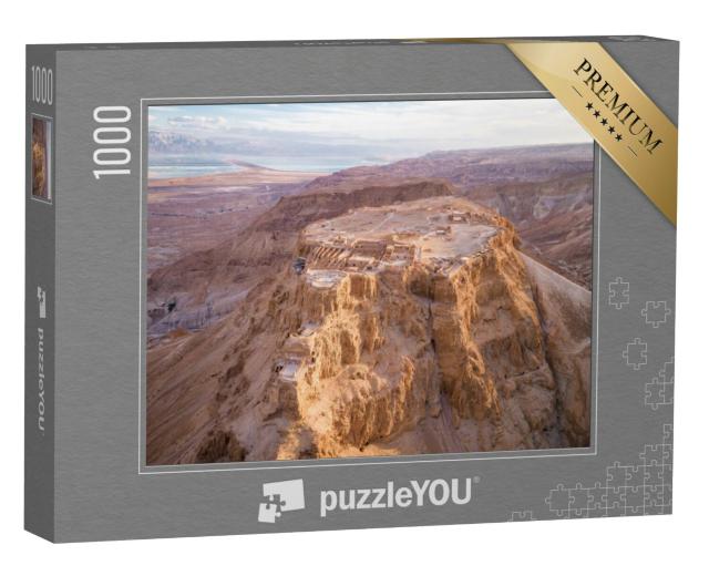 Puzzel 1000 stukjes „Het fort van Masada in de Dode Zee-regio, Israël“