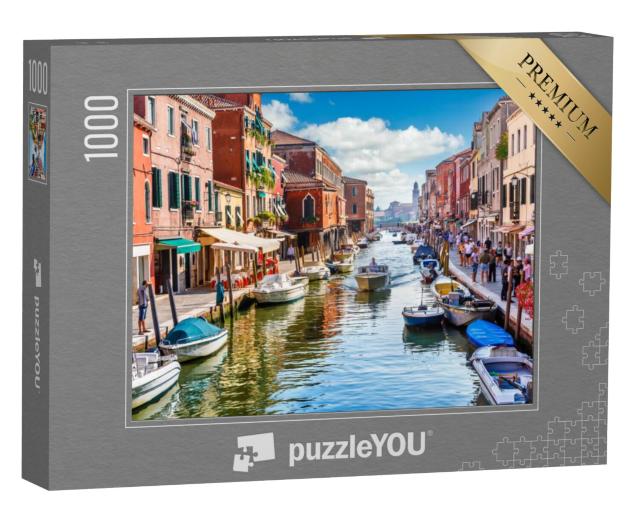 Puzzel 1000 stukjes „Schilderachtig eiland Murano in Venetië, Italië“