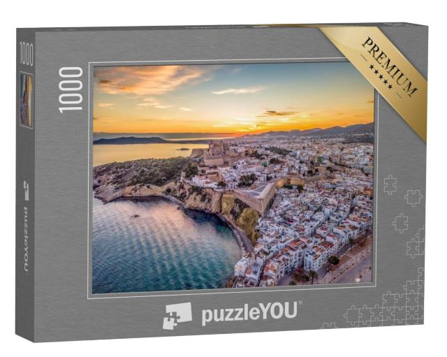 Puzzel 1000 stukjes „Prachtige zonsondergang boven Ibiza“