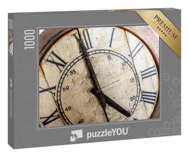 Puzzle „Vintage Uhr mit Anzeige“