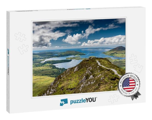 The Hiking Trail At the Top of Diamond Hill in Connemara... Jigsaw Puzzle