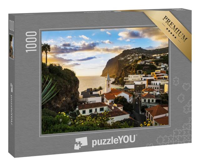 Puzzle „Camara de Lobos, kleiner Hafen auf der Insel Madeira“