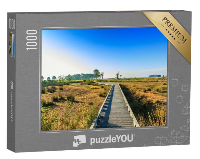 Puzzel 1000 stukjes „Het Nationaal Park Dwingelderveld in de Nederlandse provincie Drenthe“