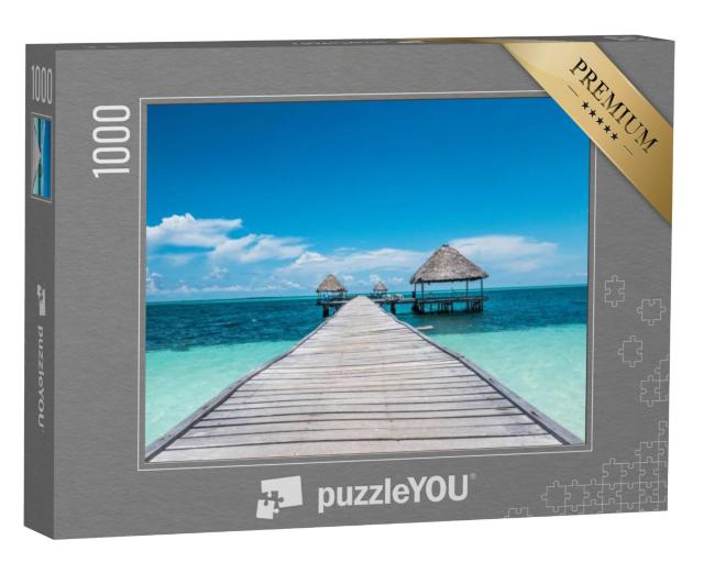 Puzzel 1000 stukjes „Caribisch paradijs in de Cubaanse Zee“