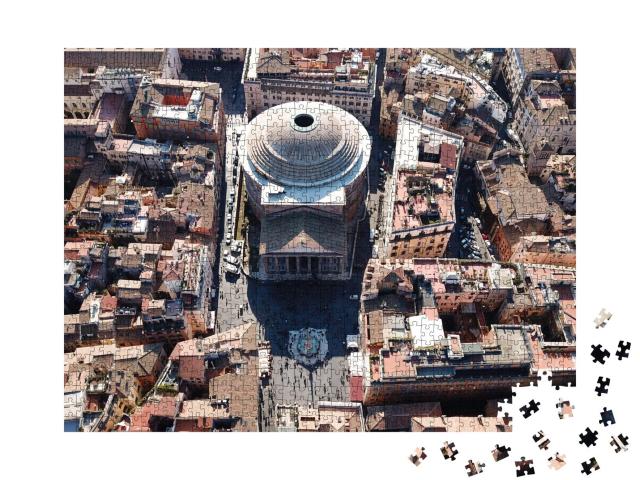 Puzzle 1000 Teile „Vogelperspektive: Pantheon-Basilika des antiken Roms“