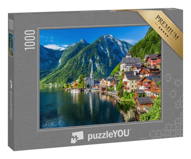 Puzzle „Hallstatt, Salzkammergut, Österreich, Alpen“