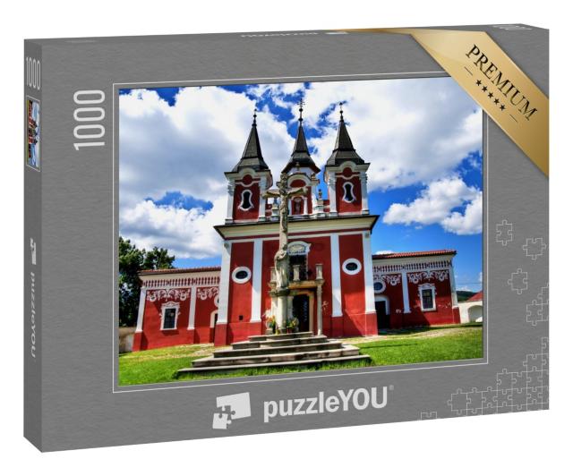 Puzzle 1000 Teile „Barocke Kalvarienberg-Anlage, Kapelle in Presov, Slowakei“