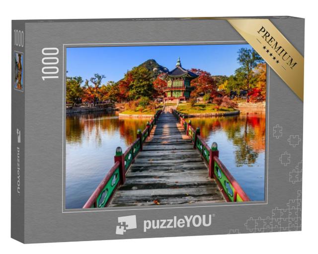 Puzzel 1000 stukjes „Gyeongbokgung Paleis in Seoul, Korea“