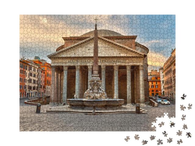 Puzzle 1000 Teile „Das Pantheon in Rom“