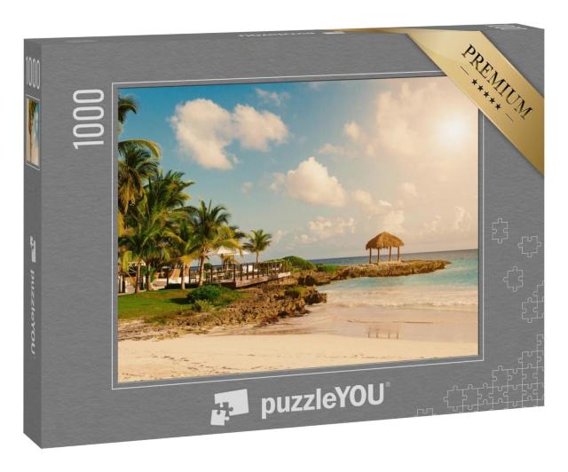 Puzzle 1000 Teile „Karibisches Strandparadies“
