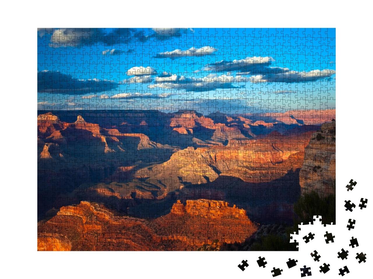 Puzzle 1000 Teile „Grand Canyon im Sonnenuntergang“