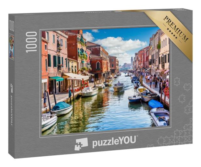 Puzzle 1000 Teile „Malerische Insel Murano in Venedig, Italien“