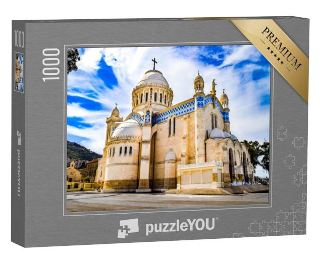 Puzzel 1000 stukjes „Kathedraal Notre Dame d'Afrique in Algiers, Algerije“