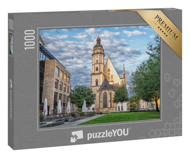 Puzzle 100 Teile „Thomaskirche in Leipzig, Sachsen, Deutschland“