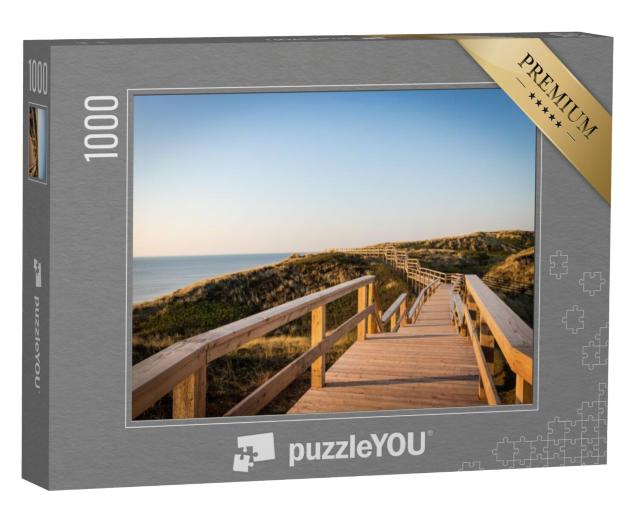 Puzzel 1000 stukjes „Strandtrap wandelroute op het eiland Sylt“