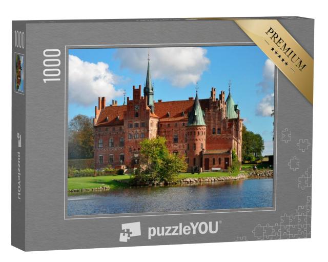 Puzzel 1000 stukjes „Kasteel Egeskov, een sprookjesachtige bezienswaardigheid in Denemarken“