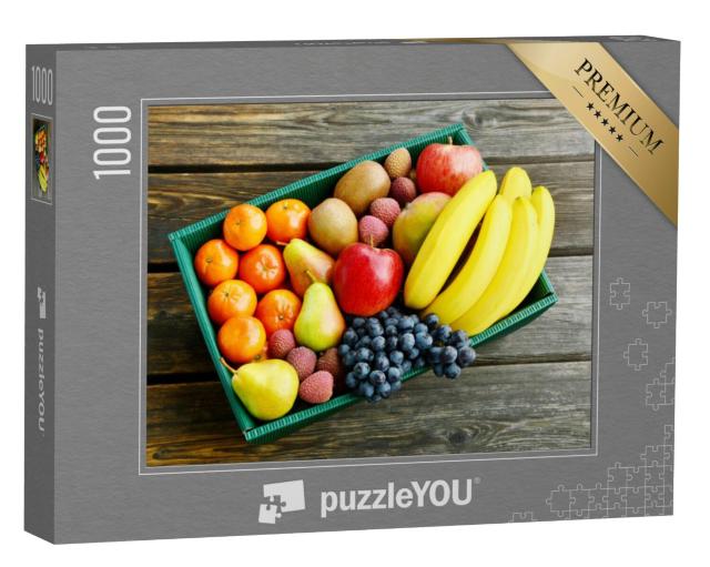 Puzzel 1000 stukjes „Soorten winterfruit“