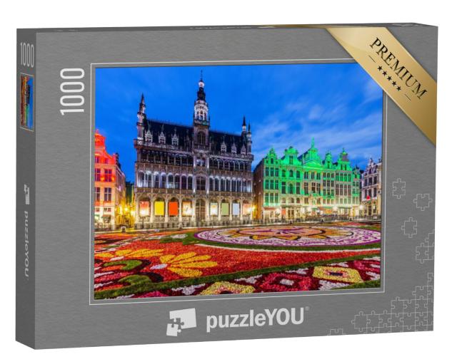 Puzzel 1000 stukjes „Flower Carpet Festival in Brussel, België“