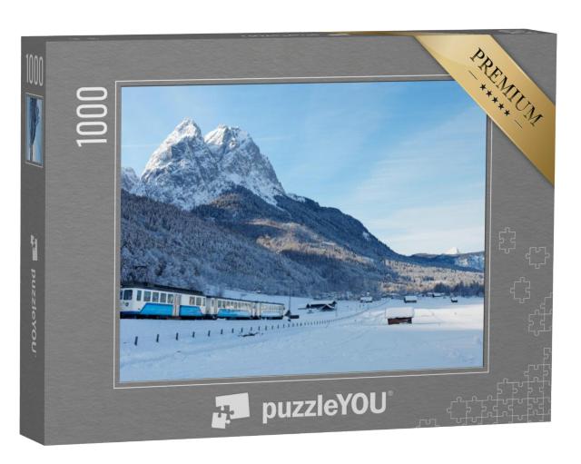 Puzzel 1000 stukjes „Zugspitz tandradbaan bij Garmisch-Partenkirchen, Beieren“