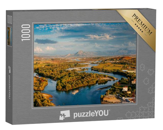 Puzzel 1000 stukjes „Rivier in Albanië“