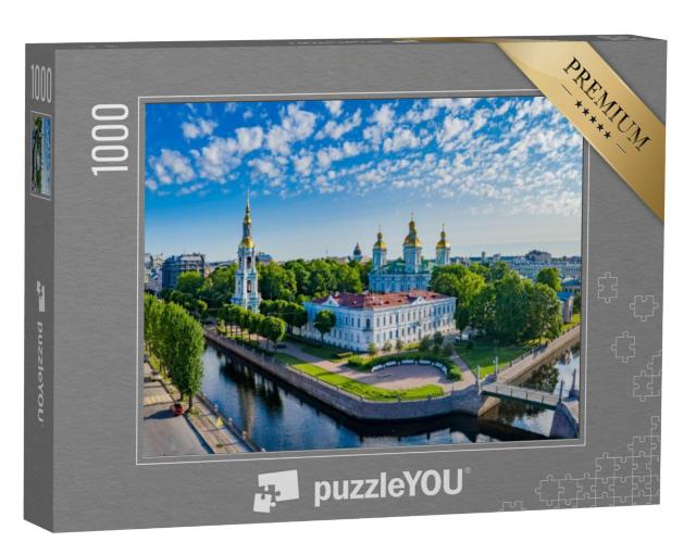 Puzzel 1000 stukjes „Panorama van St. Petersburg, Rusland“