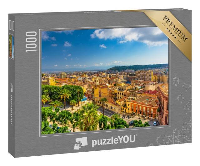 Puzzle 1000 Teile „Altstadt von Cagliari, Sardinien, Italien“