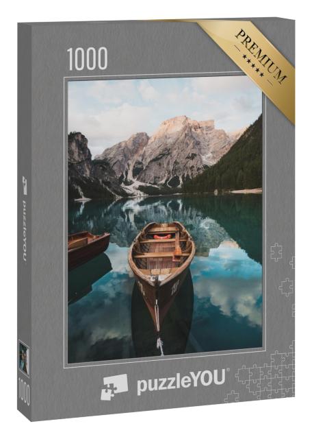Puzzle 1000 Teile „Der Pragser Wildsee in Italien“