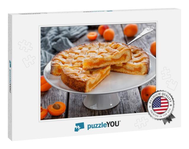 Slices of Apricot Shortcrust Pie with a Lattice Pie Crust... Jigsaw Puzzle