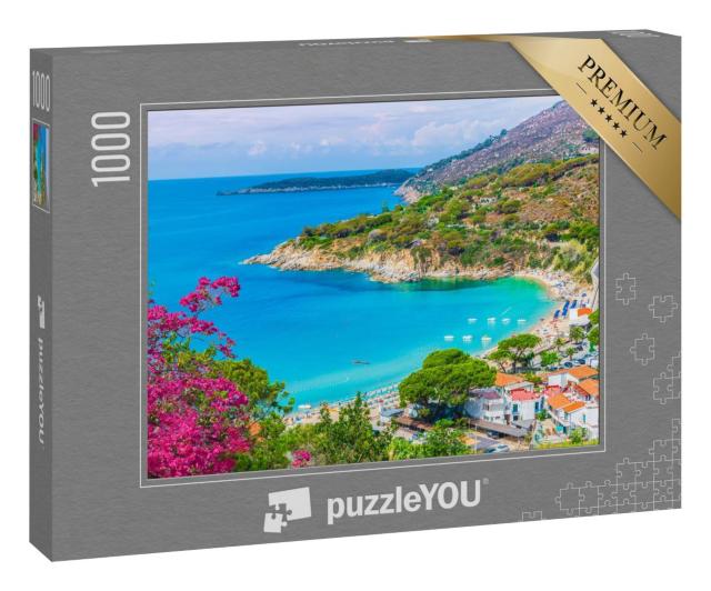 Puzzle 1000 Teile „Blick auf den Strand von Cavoli, Insel Elba, Toskana, Italien“