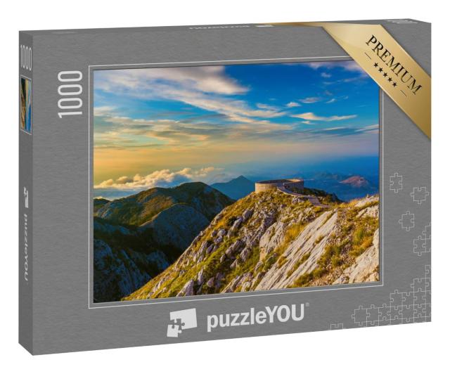 Puzzle 1000 Teile „Lovcen Mountains National Park in Montenegro bei Sonnenuntergang “