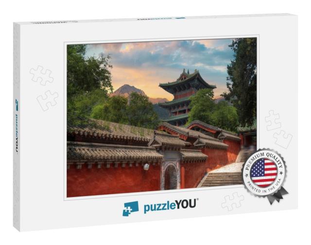 Shaolin is a Buddhist Monastery in Central China. Located... Jigsaw Puzzle