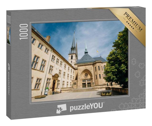 Puzzle 1000 Teile „Die Kathedrale Notre-dame, Großherzogtum Luxemburg“