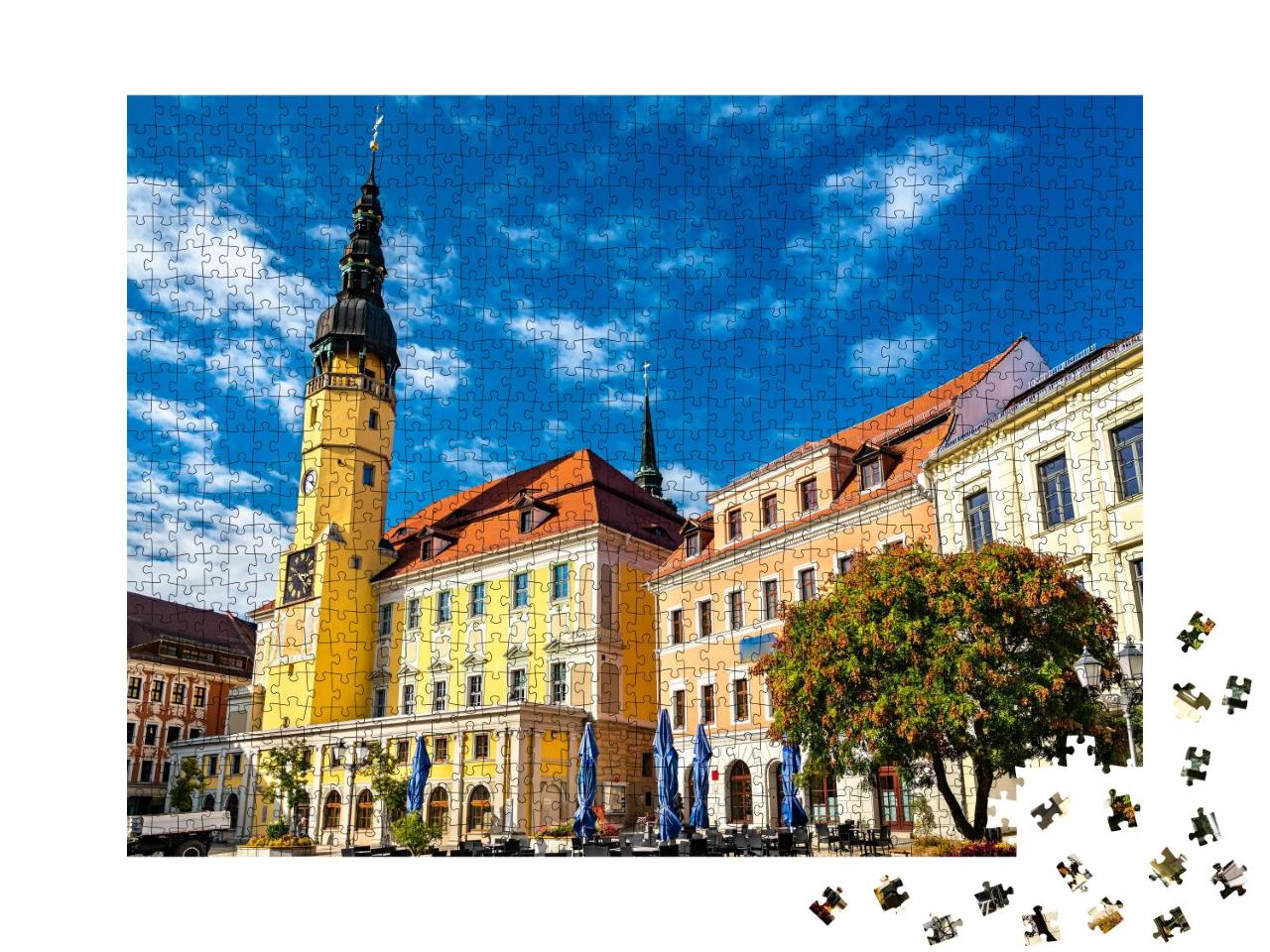 Puzzle 1000 Teile „Historisches Rathaus der Stadt Bautzen, Deutschland“