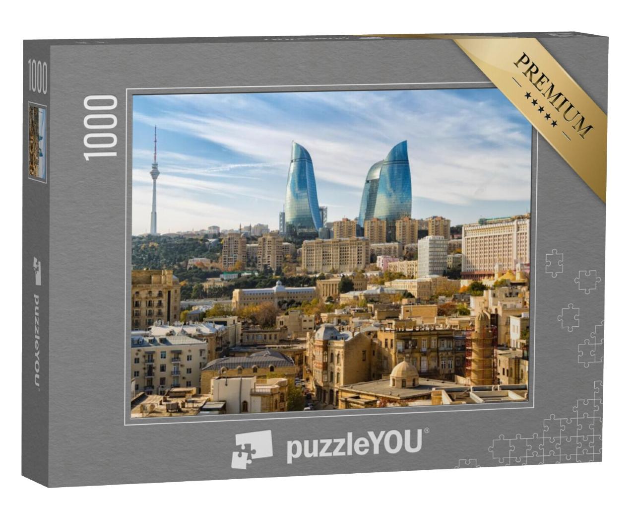 Puzzel 1000 stukjes „Bakoe, de hoofdstad van Azerbeidzjan“