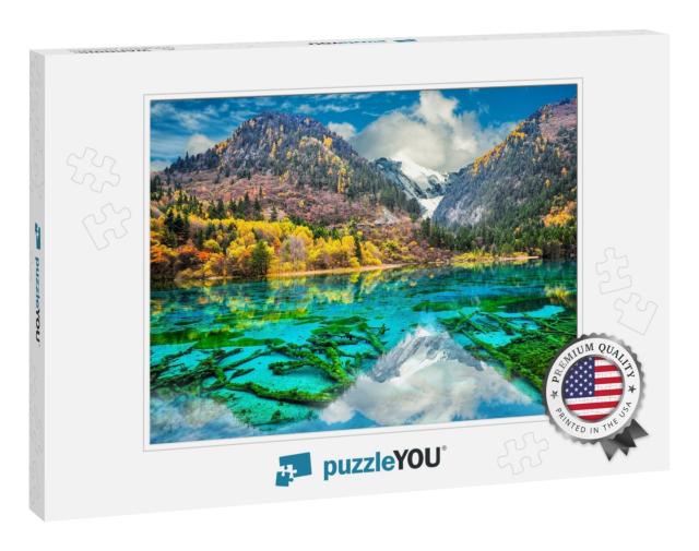 Amazing View of Crystal Clear Water of the Five Flower La... Jigsaw Puzzle