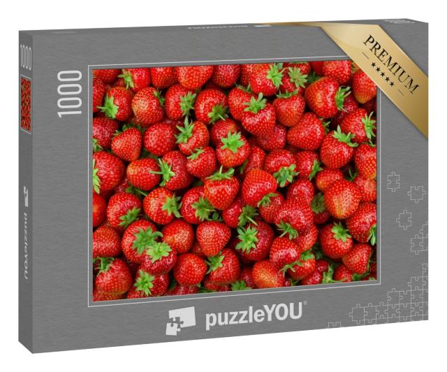 Puzzle 1000 Teile „Erdbeeren, Lebensmittel“