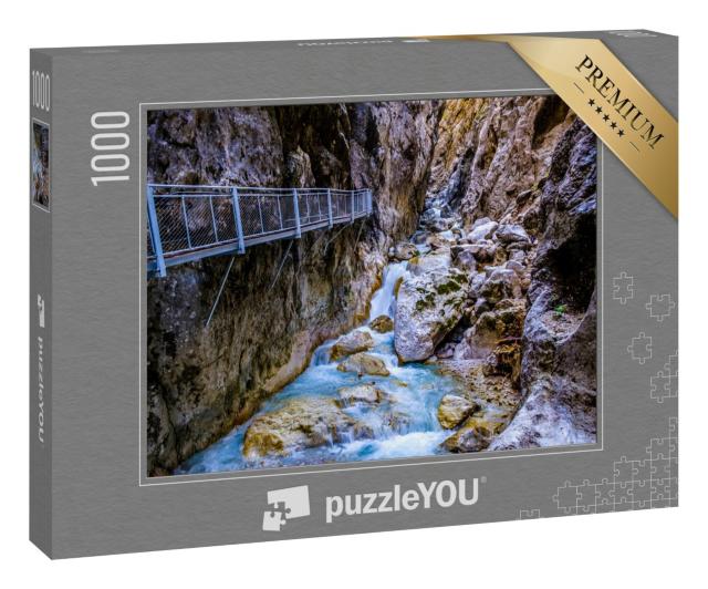 Puzzle 1000 Teile „Zugspitze - Höllentalschlucht“