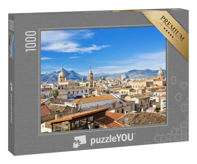Puzzle 1000 Teile „Über den Dächern von Palermo“