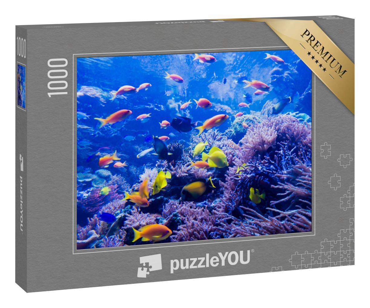 Puzzle 100 Teile „schöne Unterwasserwelt“