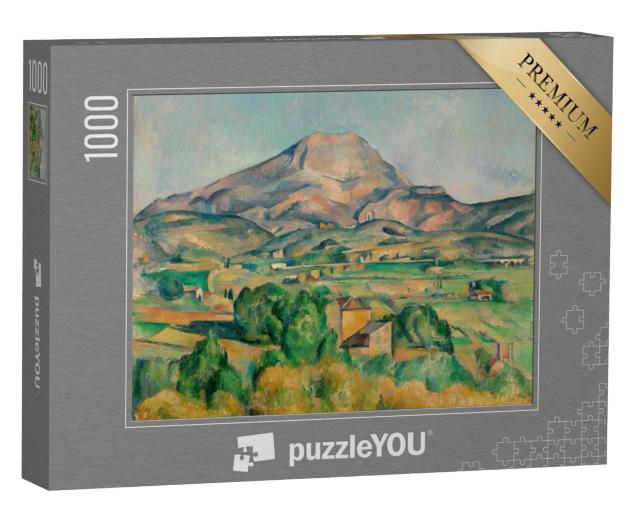 Puzzel 1000 stukjes „Paul Cézanne - De berg Sainte-Victoire“