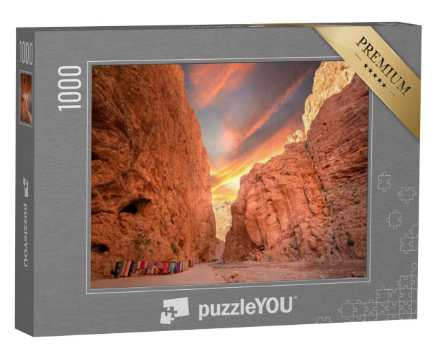 Puzzel 1000 stukjes „Todra kloof in Marokko“