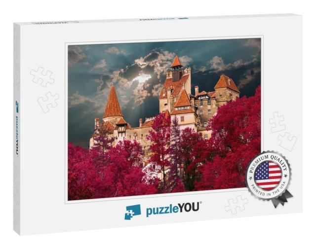Old Architecture of the Famous Count Dracula Castle in th... Jigsaw Puzzle