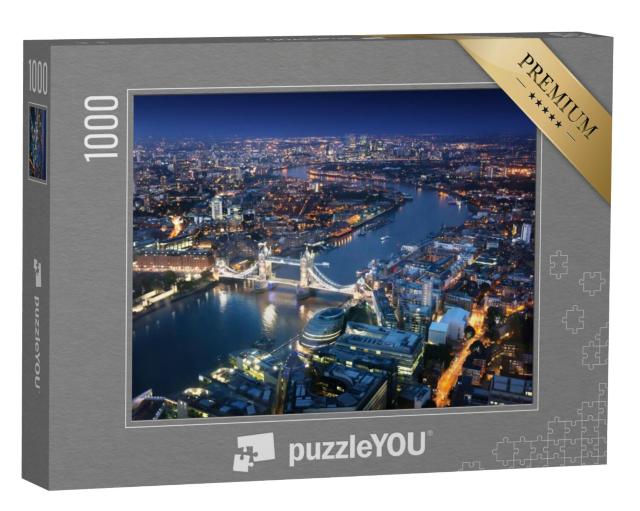 Puzzel 1000 stukjes „Londen bij nacht“