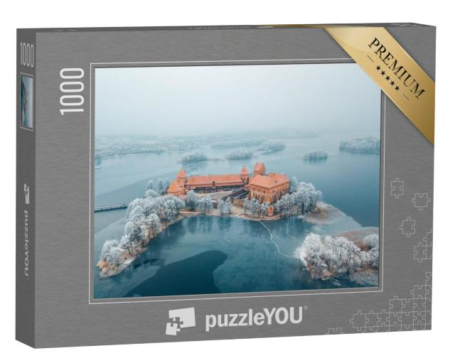 Puzzel 1000 stukjes „Garnizoens toren van Gedimina, Oude Stad van Vilnius, Litouwen“